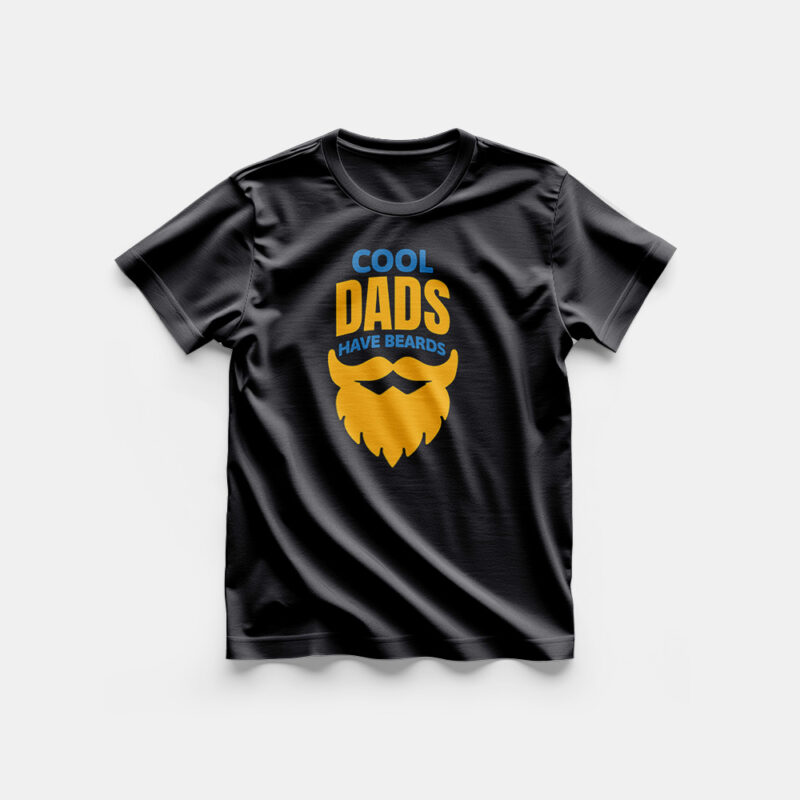 Koszulka męska - Cool dads wear beards