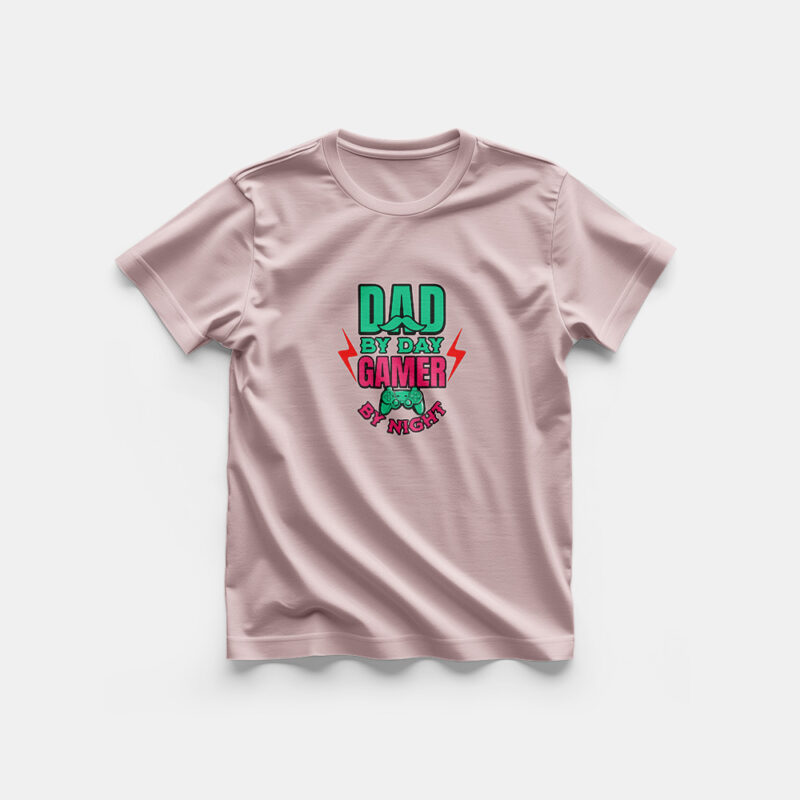Koszulka męska - Dad by day - gamer by night