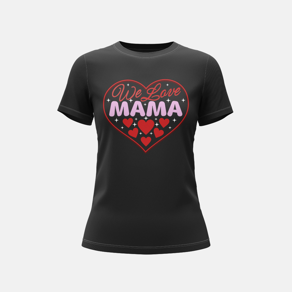 Koszulka Damska - We love mama - obrazek 2