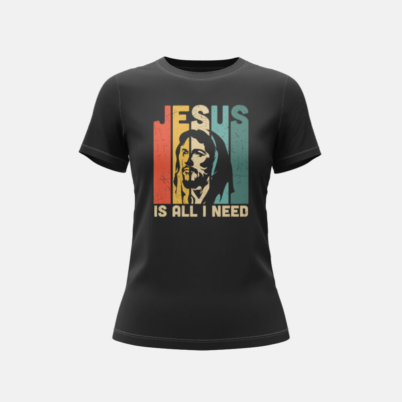 Koszulka Damska - Jesus is all i need