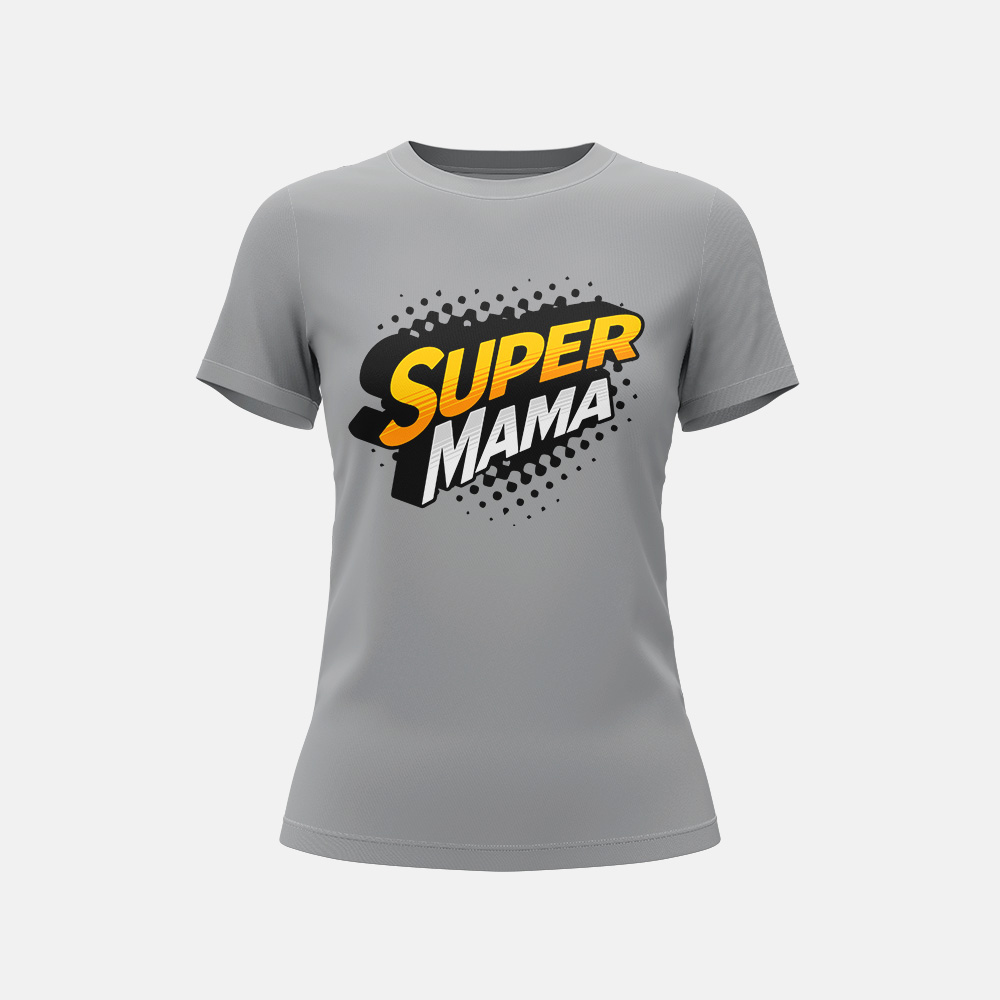 Koszulka Damska - Super mama - obrazek 10