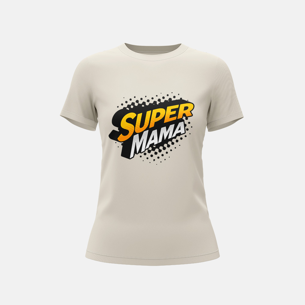 Koszulka Damska - Super mama - obrazek 8