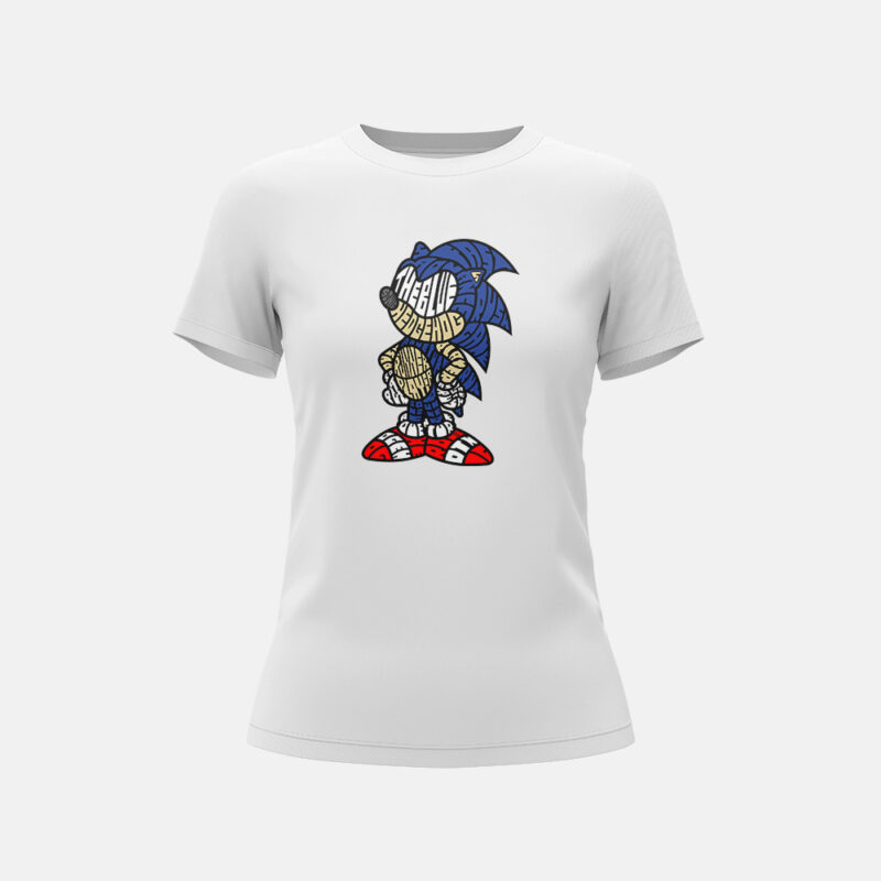 Koszulka Damska - Blue Hedgehog