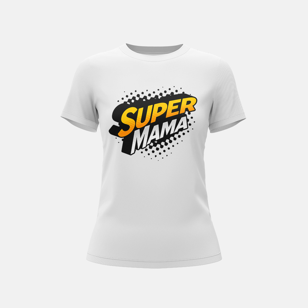 Koszulka Damska - Super mama