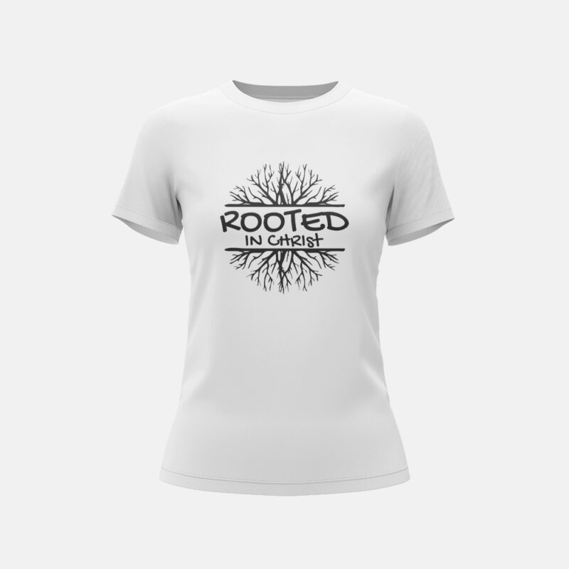 Koszulka Damska - Rooted in christ
