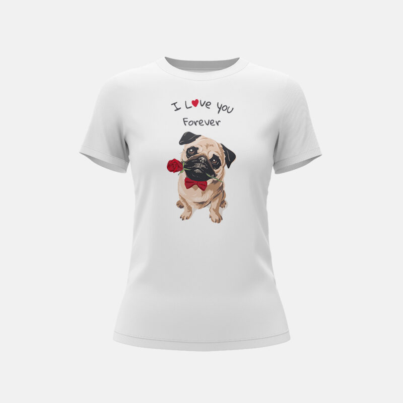 Koszulka Damska - Pug