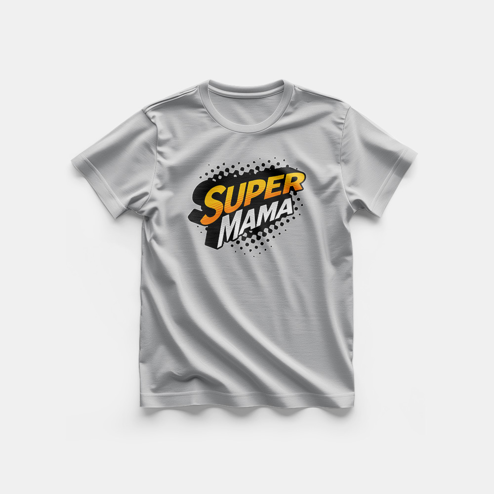 Koszulka Damska - Super mama - obrazek 6