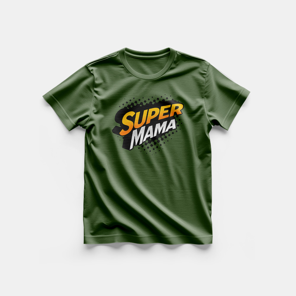 Koszulka Damska - Super mama - obrazek 5