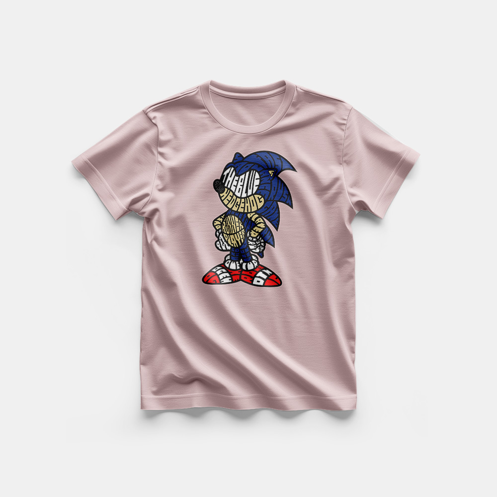 Koszulka Damska - Blue Hedgehog - obrazek 3