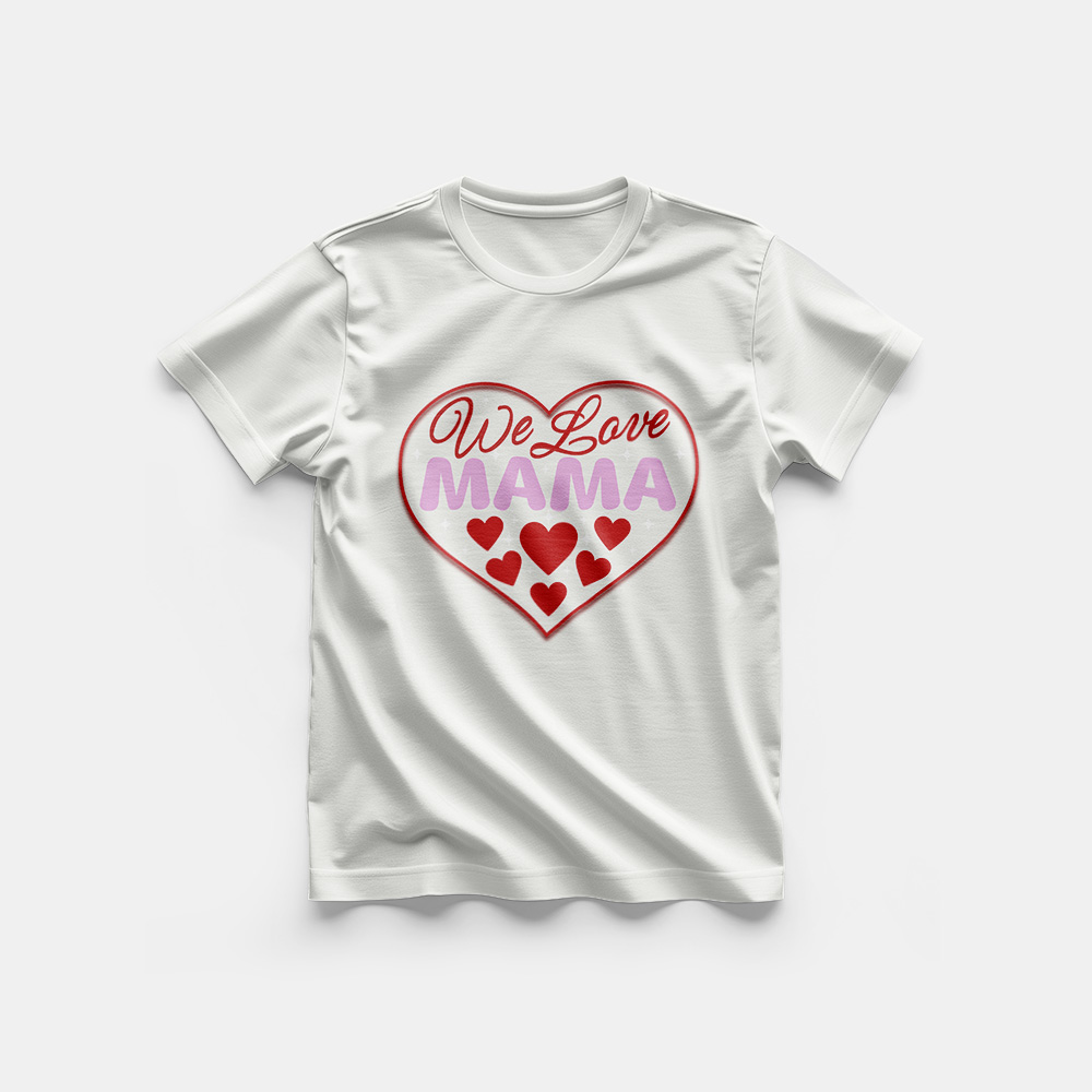 Koszulka Damska - We love mama - obrazek 3