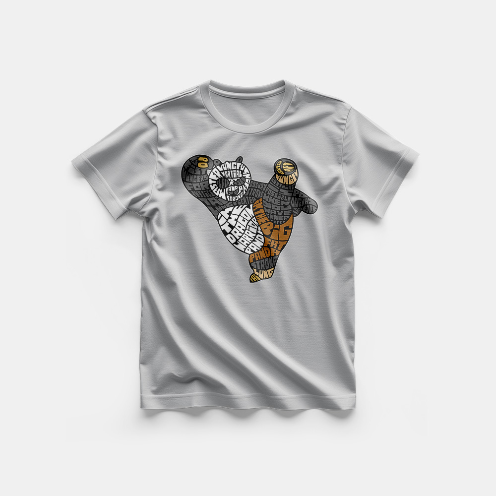 Koszulka męska - Panda