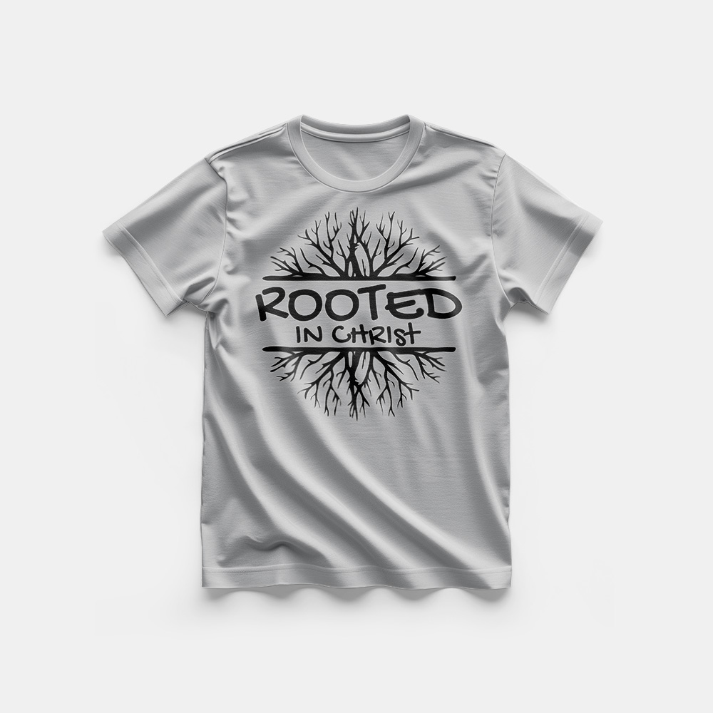 Koszulka męska - Rooted in Christ