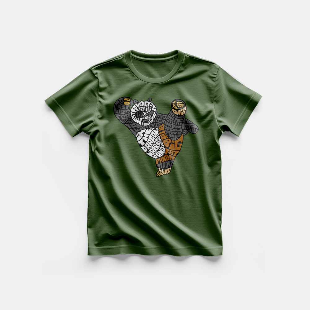 Koszulka męska - Panda - obrazek 4