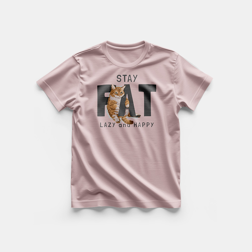 Koszulka męska – Fat cat - obrazek 3